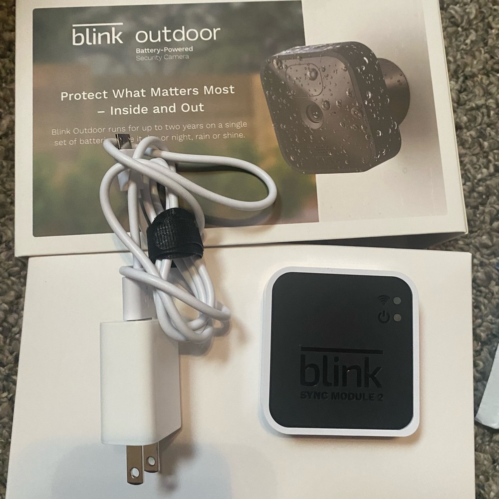 Sync 2 module blink camera. New!!!